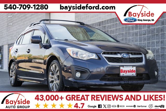 Deep Sea Blue Pearl 2014 Subaru Impreza 2.0i Sport Premium Wagon Hatchback All-Wheel Drive 5-Speed Manual