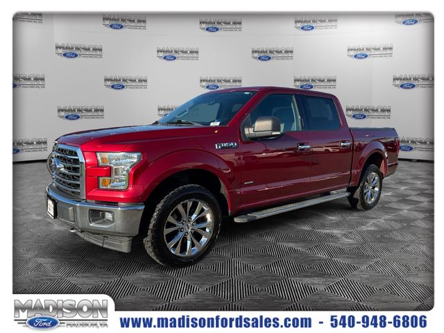 Ruby Red Metallic 2017 Ford F-150 Pickup Truck Four-Wheel Drive Automatic