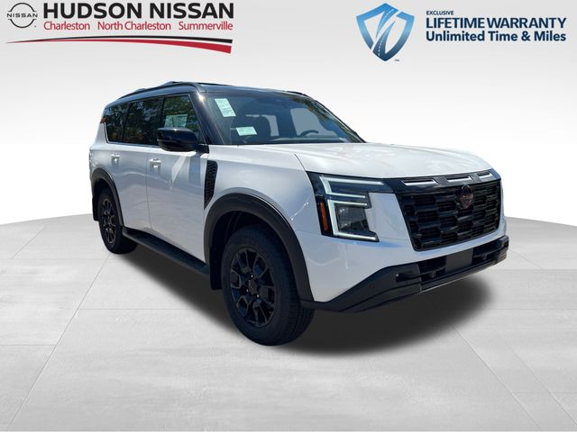 2025 Aspen White Tricoat/Super Black Nissan Armada SUV
