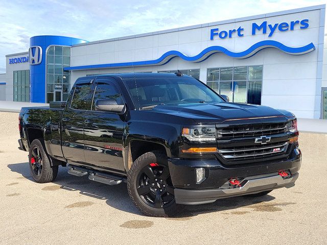 Black 2018 Chevrolet Silverado 1500 Pickup Truck Four-Wheel Drive 6-Speed Automatic Overdrive