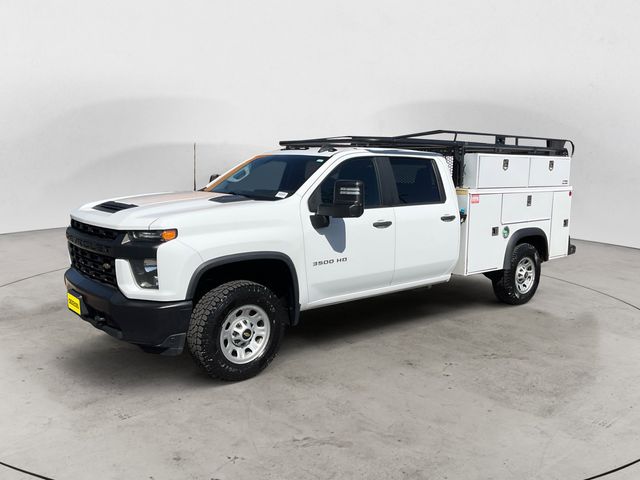 Summit White 2021 Chevrolet Silverado 3500HD Pickup Truck Four-Wheel Drive Automatic