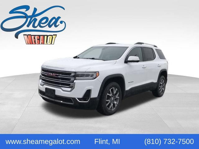 Summit White 2023 GMC Acadia SUV / Crossover Four-Wheel Drive 9-Speed Automatic