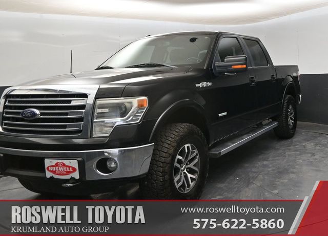 Tuxedo Black Metallic 2013 Ford F-150 Lariat SuperCrew 4WD Pickup Truck Four-Wheel Drive 6-Speed Automatic