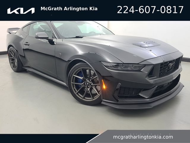 Shadow Black 2024 Ford Mustang Coupe Rear-Wheel Drive Automatic