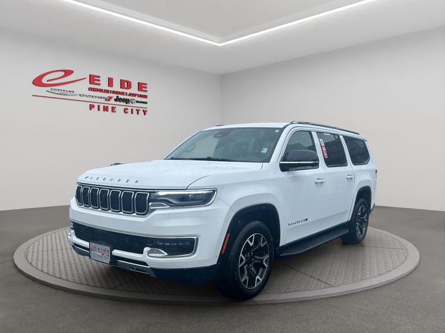 Bright White Clearcoat 2025 Jeep Wagoneer L Series III 4WD SUV / Crossover Four-Wheel Drive 8-Speed Automatic