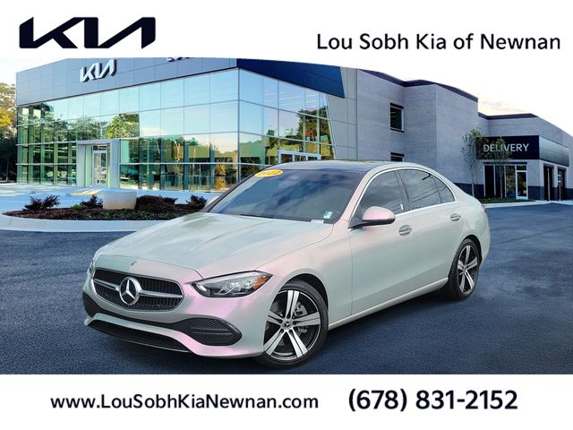Silver Metallic 2022 Mercedes-Benz C-Class Sedan Rear-Wheel Drive 9-Speed Automatic
