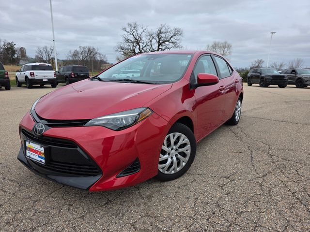 Barcelona Red Metallic 2019 Toyota Corolla L Sedan Front-Wheel Drive Continuously Variable Transmission