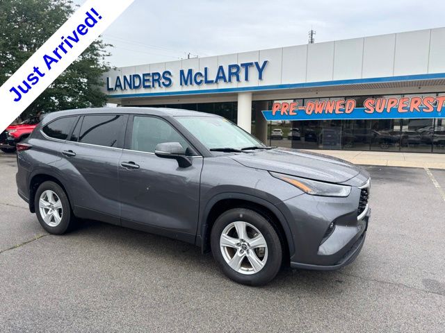 Magnetic Gray Metallic 2024 Toyota Highlander LE AWD SUV / Crossover All-Wheel Drive 8-Speed Automatic