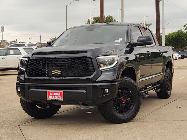 Midnight Black Metallic 2021 Toyota Tundra Pickup Truck Four-Wheel Drive 6-Speed Automatic