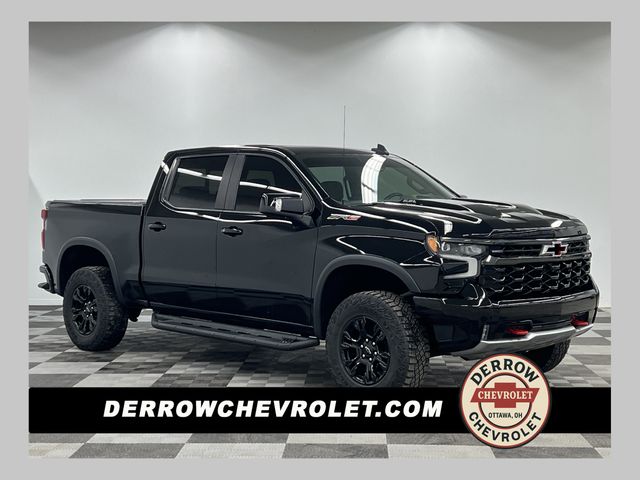 Black 2022 Chevrolet Silverado 1500 ZR2 Crew Cab 4WD Pickup Truck Four-Wheel Drive Automatic
