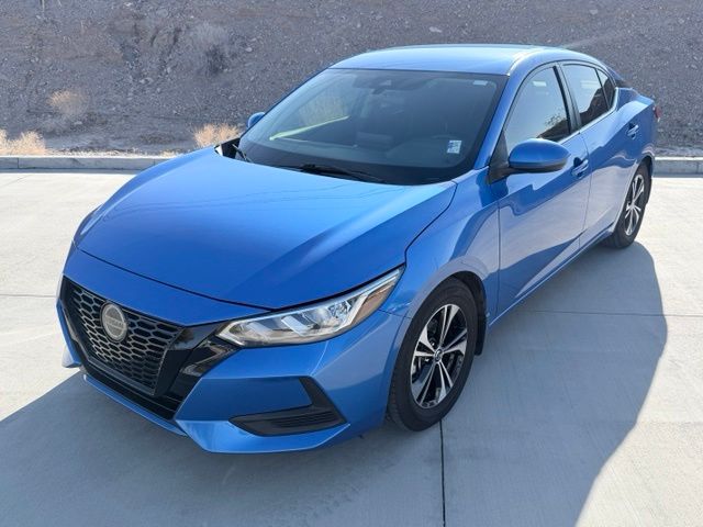Electric Blue Metallic 2022 Nissan Sentra Sedan Front-Wheel Drive Continuously Variable Transmission