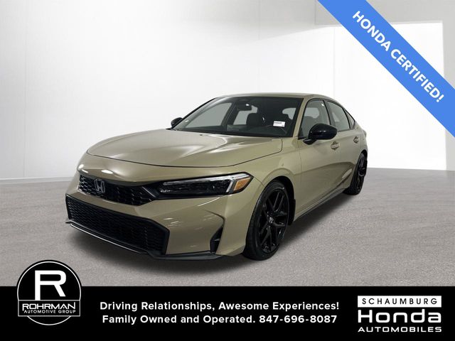 2025 Honda Civic Hatchback Sand Dune Pearl Hatchback Tracción delantera Transmisión variable continua