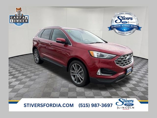 Red Metallic 2021 Ford Edge SUV / Crossover All-Wheel Drive 8-Speed Automatic
