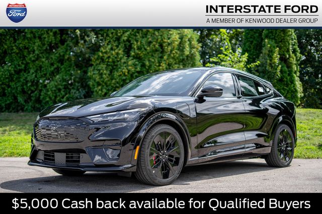 Shadow Black 2025 Ford Mustang Mach-E SUV / Crossover All-Wheel Drive Automatic
