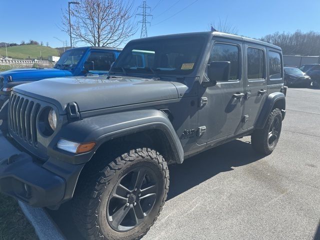 Sting-Gray Clearcoat 2022 Jeep Wrangler Unlimited Sport Altitude 4WD SUV / Crossover Four-Wheel Drive 8-Speed Automatic