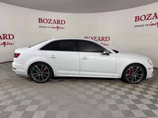 2018 Glacier White Metallic Audi S4 3.0T Premium Plus quattro Sedan
