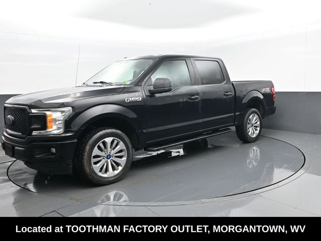 Shadow Black 2018 Ford F-150 XL SuperCrew 4WD Pickup Truck Four-Wheel Drive Automatic
