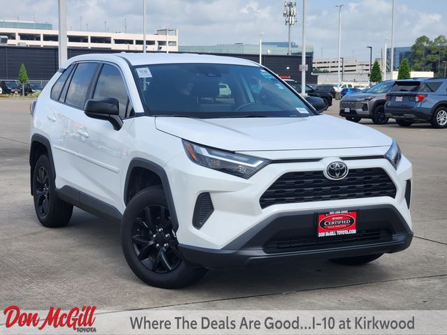 2025 Toyota RAV4 LE White at Gullo Toyota