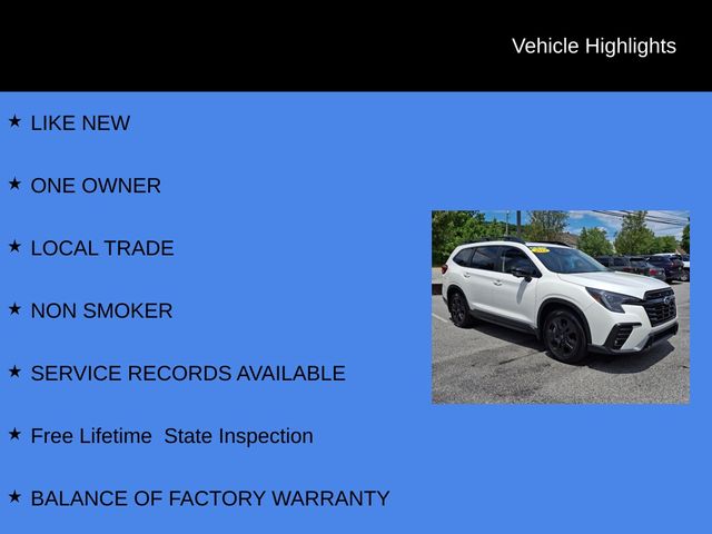 2023 Subaru Ascent Onyx Edition White at Luther Ford
