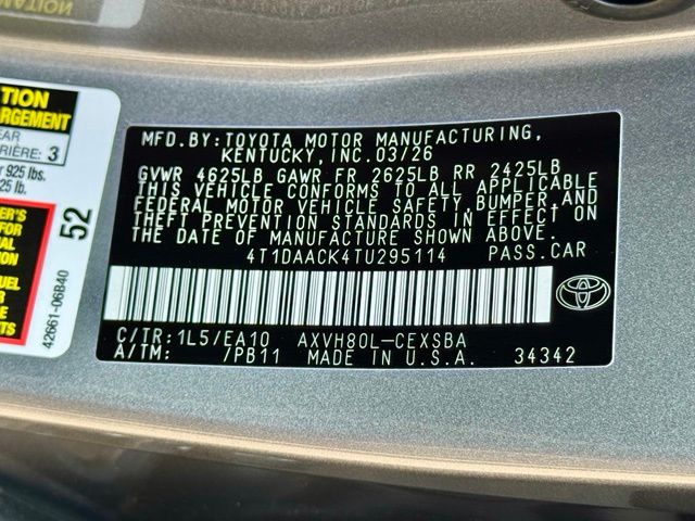 Used 2026 Toyota Camry Sedan