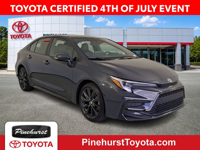 Gray 2025 Toyota Corolla Sedan Front-Wheel Drive Continuously Variable Transmission