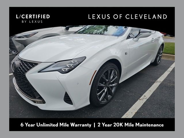 Ultra White 2020 Lexus RC Coupe All-Wheel Drive 6-Speed Automatic