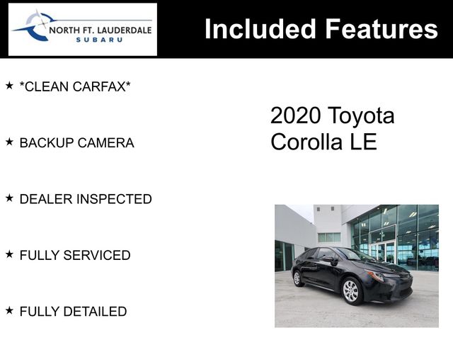 2020 Toyota Corolla LE 2