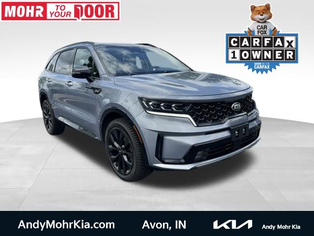 Silver 2021 Kia Sorento SUV / Crossover All-Wheel Drive 8-Speed Dual Clutch
