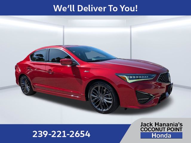 Performance Red Pearl 2020 Acura ILX Sedan Front-Wheel Drive 8-Speed Dual Clutch