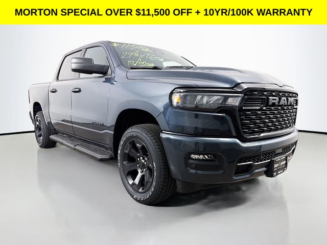Forged Blue Metallic 2026 RAM 1500 Pickup Truck Four-Wheel Drive 8-Speed Automatic