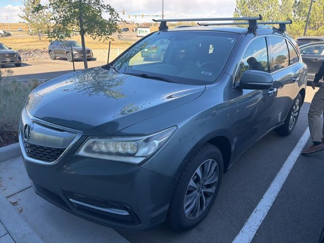 Gray 2014 Acura MDX SH-AWD with Technology Package SUV / Crossover All-Wheel Drive 6-Speed Automatic