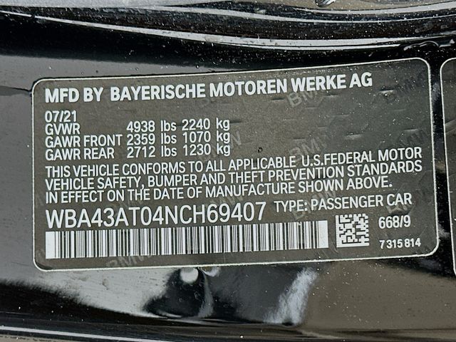 2022 BMW 4 Series 430i xDrive 32