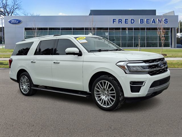 Star White Metallic Tri-Coat 2022 Ford Expedition MAX Limited 4WD SUV / Crossover Four-Wheel Drive Automatic