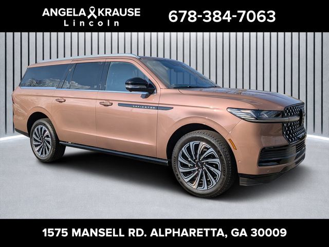 Red (Sunrise Copper Metallic Pearlcoat) 2025 Lincoln Navigator L Black Label 4WD SUV / Crossover Four-Wheel Drive Automatic