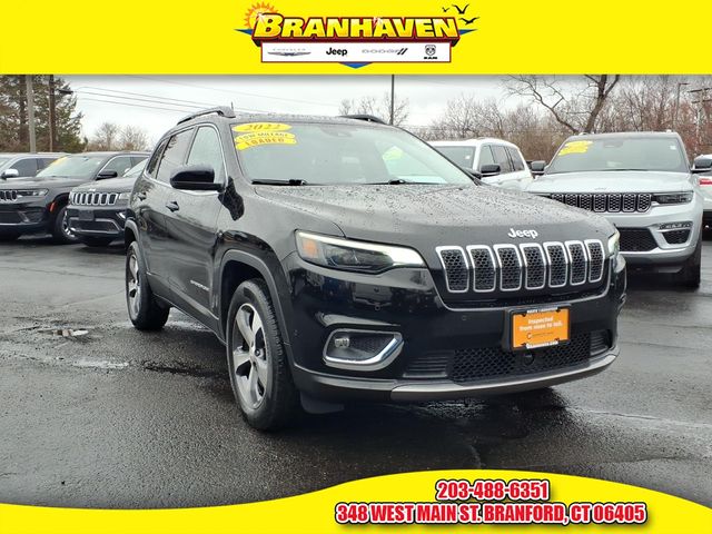 Diamond Black Crystal Pearlcoat 2022 Jeep Cherokee Limited 4WD SUV / Crossover Four-Wheel Drive 9-Speed Automatic