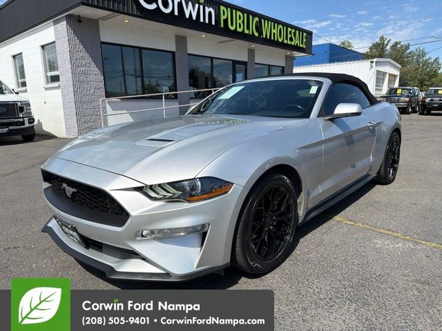Ingot Silver 2019 Ford Mustang Convertible Rear-Wheel Drive Automatic