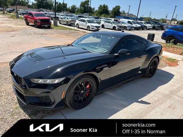 Shadow Black 2024 Ford Mustang Coupe Rear-Wheel Drive Automatic