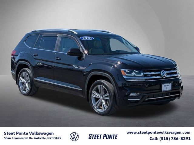 Deep Black Pearl 2018 Volkswagen Atlas SEL 4Motion SUV / Crossover All-Wheel Drive 8-Speed Automatic