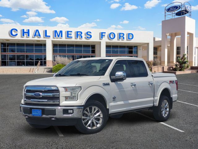 White Platinum Metallic Tri-Coat 2015 Ford F-150 Pickup Truck Four-Wheel Drive 6-Speed Automatic
