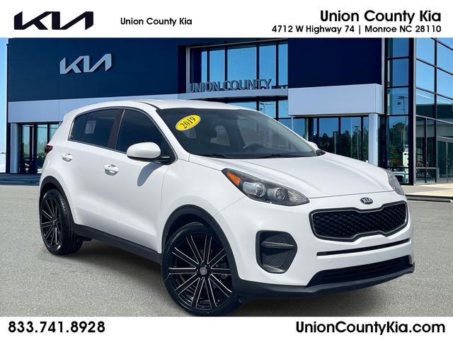 Clear White 2019 Kia Sportage LX FWD SUV / Crossover Front-Wheel Drive 6-Speed Automatic Overdrive
