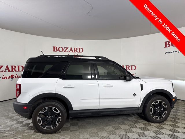 2023 Oxford White Ford Bronco Sport Outer Banks 4X4 SUV
