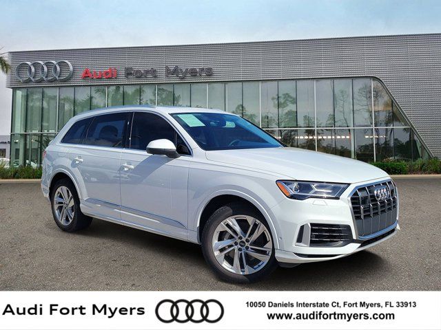 Glacier White 2023 Audi Q7 SUV / Crossover All-Wheel Drive 8-Speed Automatic
