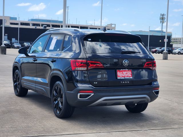 2023 Volkswagen Taos 1.5T SE Black at DeMontrond Auto Country