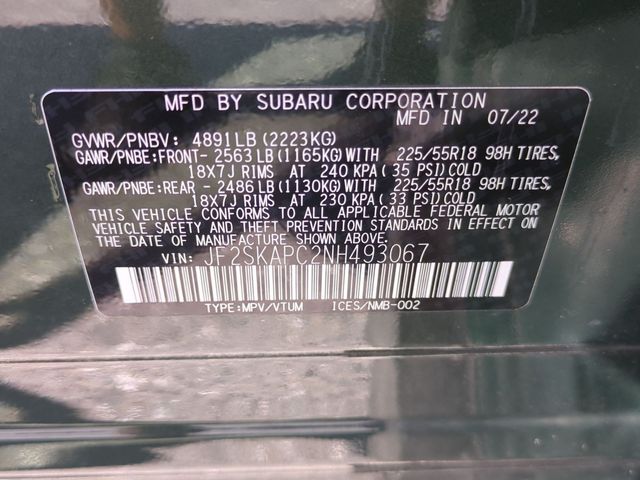 used 2022 Subaru Forester car, priced at $26,464