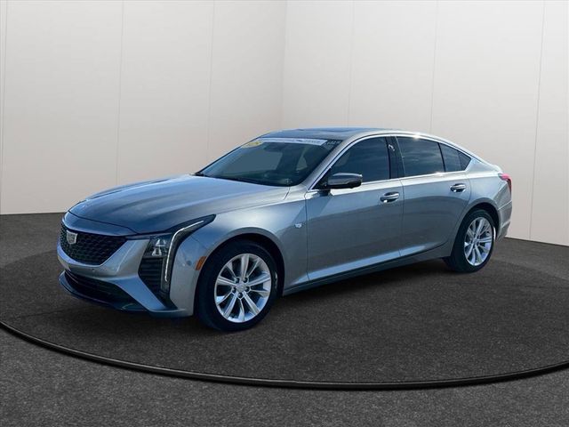 Silver Metallic 2025 Cadillac CT5 Sedan All-Wheel Drive Automatic