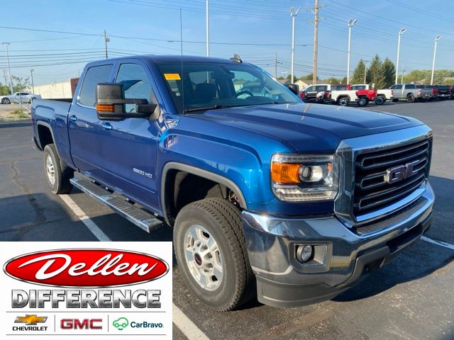 Stone Blue Metallic 2016 GMC Sierra 2500HD Pickup Truck Four-Wheel Drive 6-Speed Automatic Overdrive