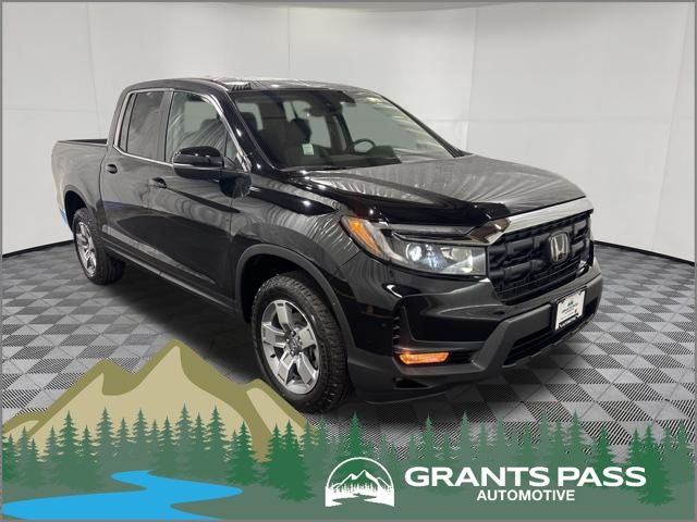 Crystal Black Pearl 2026 Honda Ridgeline RTL AWD Pickup Truck All-Wheel Drive 9-Speed Automatic