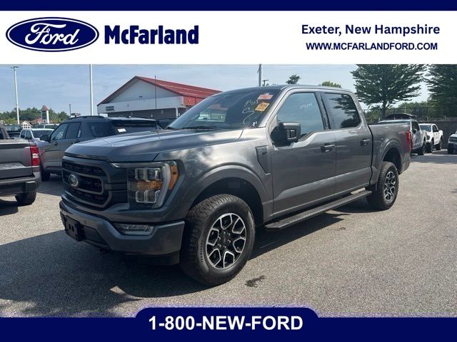 Gray Metallic 2023 Ford F-150 Pickup Truck Four-Wheel Drive Automatic