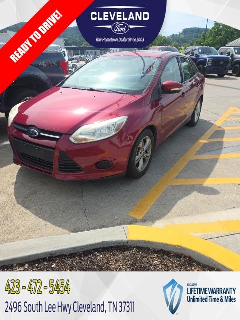 Ruby Red 2014 Ford Focus Sedan Front-Wheel Drive 6-Speed Automatic