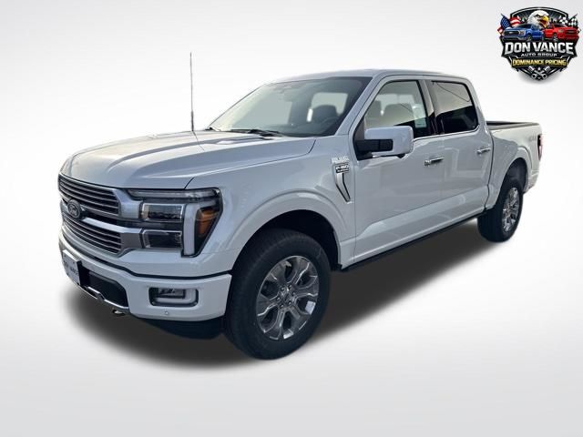 Star White Metallic Tri-Coat 2026 Ford F-150 Platinum SuperCrew 4WD Pickup Truck Four-Wheel Drive Automatic
